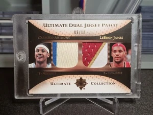 2005-06 Ultimate Collection Dual Patch Gold Carmelo Anthony Lebron James 09/10 - Picture 1 of 10