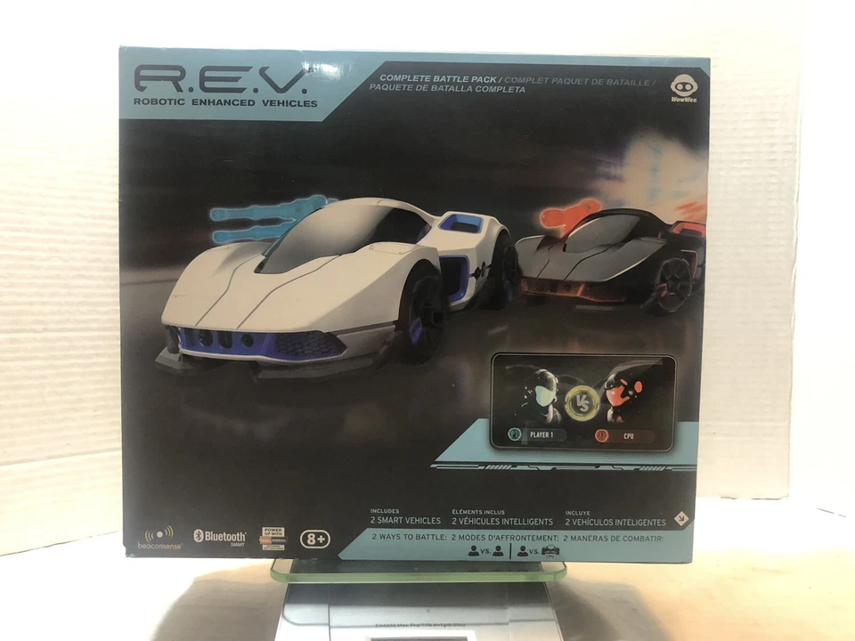 WowWee REV Robotic Enhanced Vehicles Complete Battle Pack 2 RC Bluetooth Cars - Image 1 of 4