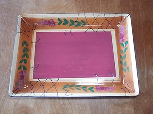 Bandeja Rectangular Ambiente ROMANCE 17 1/4" 1 EA FOTOS LUZ - Imagen 1 de 6