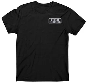 Field Engineer t-Shirt with Reflective Logo Design, 100% Cotton. - Picture 1 of 4