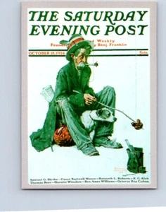 TRADING CARDS 1995 COMIC IMAGES NORMAN ROCKWELL #11 "THE HOBO"  NO628 - Picture 1 of 2