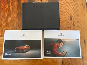 2022 PORSCHE MACAN GTS SPORT TURBO OWNERS MANUAL CLEAN MAINTENANCE BOOK+CASE OEM - Bild 1 von 12