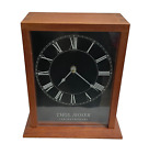 Signed Hand-Crafted Thos. Moser Cabinetmakers Desk Table Mantle Clock Auburn, Me