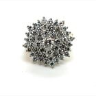 18ct yellow gold round brilliant diamond cluster ring, 2.00ct, Size L, 8.5g, 750