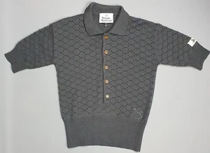 Vivienne Westwood Grey Cardigan Knitted Top Size Medium Wool - Picture 1 of 7