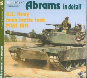 WWP G18 Abrams in detail Book US Army main battle tank M1A1 AIM - Picture 1 of 1
