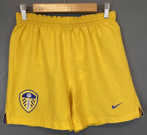 VINTAGE MEN'S NIKE FC LEEDS UNITED 2000/2002 AWAY SHORTS FOOTBALL SOCCER SIZE S Cover