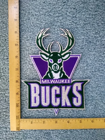 ONE BIG BEAUTIFUL MILWAUKEE BUCKS NBA BASKETBALL IRON ON JACKET PATCH free ship Cover