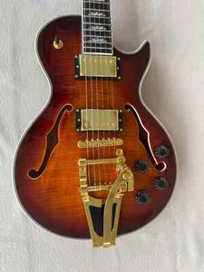 Chitarra Elettrica 6 Corde Full Hollow Personalizzata in Fabbrica Nuova Alta Qualità - Foto 1 di 5