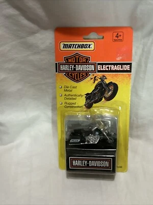 Matchbox Harley Davidson Die Cast Motorcycle-Sportster Black #76246 VTG 1993NICE - Image 1 of 4