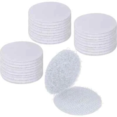 60 mm Adhesive Hook Loop Fastener Dots Sticker For Bed Sheet Sofa Mat Anti Slip - Image 1 of 4