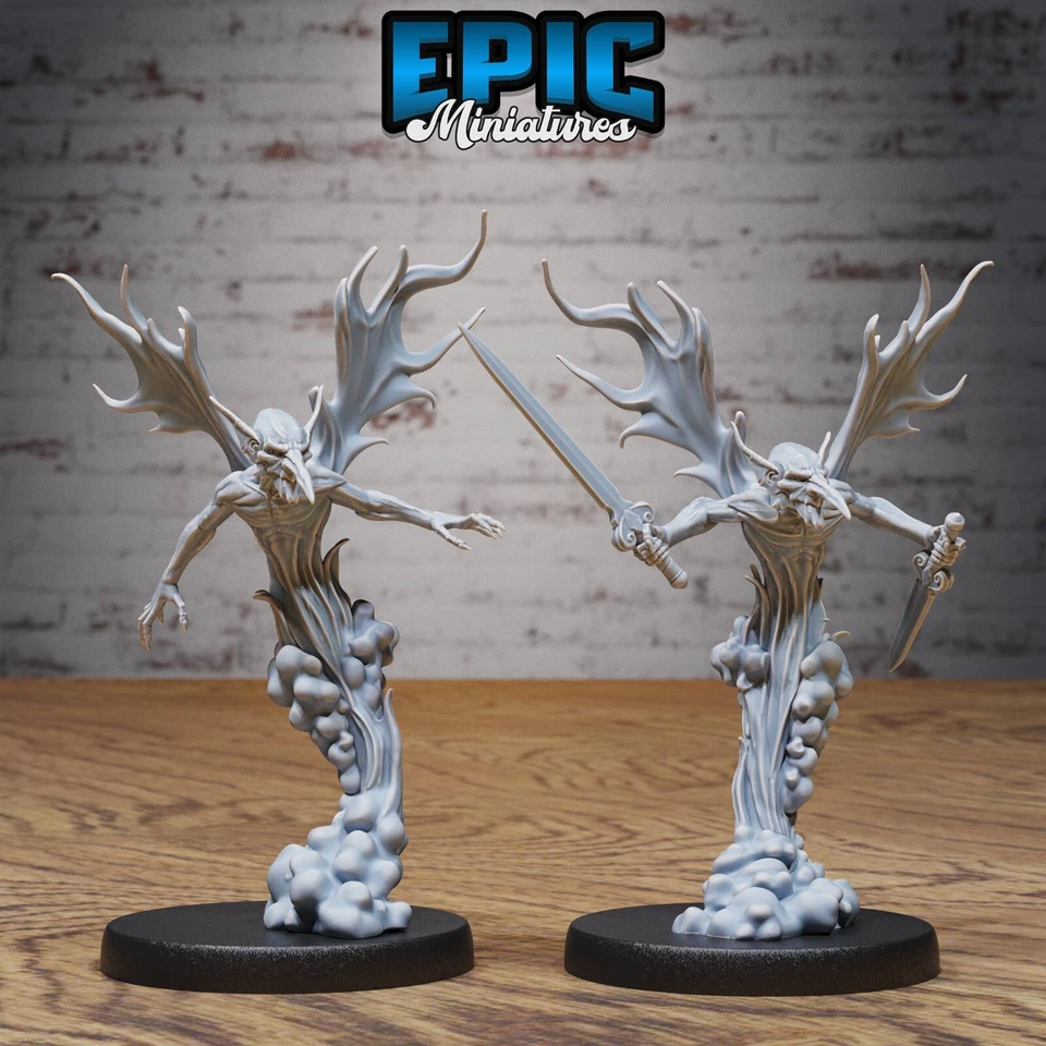 Steam Mephit Dungeons and Dragons Miniature D&D, Epic Miniatures Fantasy 28mm