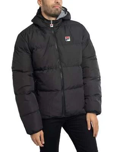 Fila Men's Harry Heavily Padded Puffer Jacket, Black - Picture 1 of 6