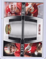 2008 Donruss Gridiron Gear "Player Timeline" Joe Montana
