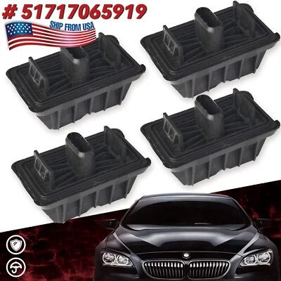 4PCS Under Car Jack Support Pad For BMW E60 E61 F25 F26 X3 X4 525i 51717065919 - Image 1 of 4