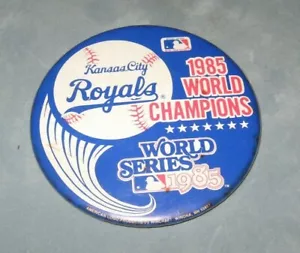 1985 World Champions - Kansas City Royals - Pinback/Button - Picture 1 of 3
