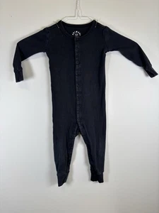Primary Black Slightly Fading 12/18 Month Footless PJS - Picture 1 of 4