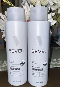(2) Bevel Moisturizing Body Wash Men Supreme Oak Scent w Shea Butter 16/32 Oz - Picture 1 of 1