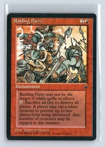 (3x) RAIDING PARTY – MTG Magic the Gathering Card – Fallen Empires – Uncommon - Picture 1 of 6