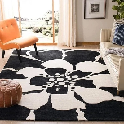 New Rug Hand Tufted Design Handmade Nz Wool Carpet For Area Rug Kitchen Room Rug - Image 1 of 3