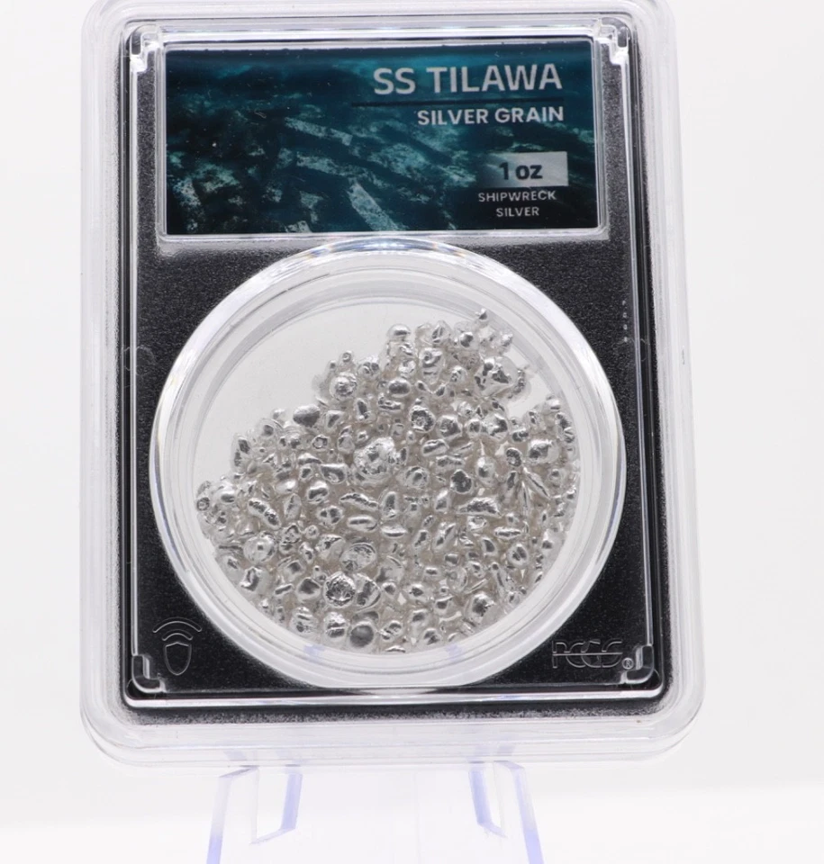 2025 PCGS-Certified 1 oz Silver from SS Tilawa Shipwreck - Image 1 of 4