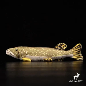 45cm Cute pike Sea Creatures Plush Toy Stuffed Animal Soft Doll - Picture 1 of 6