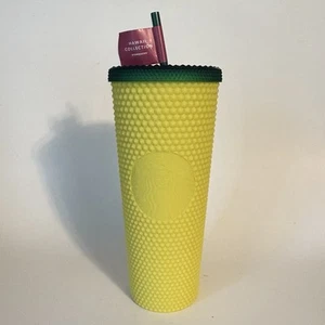 Starbucks Hawaii Collection 2021 Studded Yellow Pineapple Tumbler 24oz NWT - Picture 1 of 6