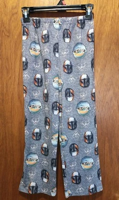 Boys Size 10 Star Wars Mandalorian Gray Graphic Pull On Pajama Pants - Image 1 of 4
