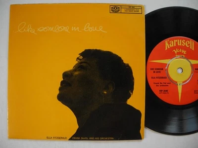 ELLA FITZGERALD Like Someone In Love EP Midnight Sun + 3 45 7" 1958 Sweden VG - Image 1 of 2