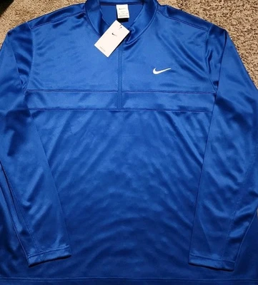 NIKE Dri-FIT Half-Zip Victory Golf Pullover CK6076-480 Royal Blue Men’s 3XL NWT - Image 1 of 4