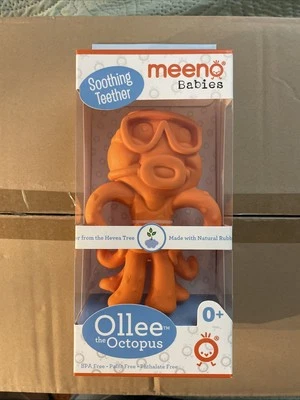 Mordedor calmante Meeno Babies Ollie The Octopus nuevo en caja Foto 1 de 3