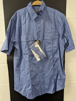 5.11 Tactical Men's Firefighter Class A Grade Durable Shirt Blue Medium - Image 1 of 4