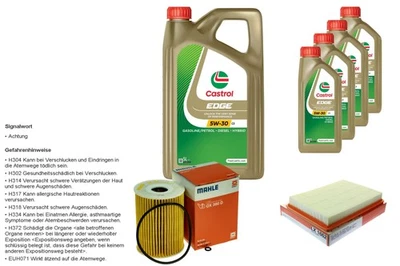 MAHLE Inspección Set 9L CASTROL EDGE 5W-30 C3 Para Jeep Commander 3.0 CRD - Imagen 1 de 4