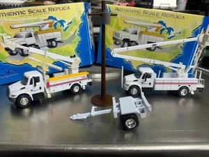 Allegheny Power :  Bucket Truck  & Digger Derricks w/Pole Trailer by DG Prod - Picture 1 of 6