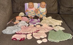 Berenguer Smiling Girls Baby Vinyl Doll Sitting Extra Outfits Accessories - Picture 1 of 5