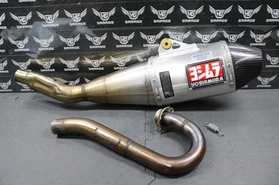 Honda CRF250R 2010 Yoshimura RS-4 silenciador completo silenciador cabezal antideslizante Foto 1 de 4