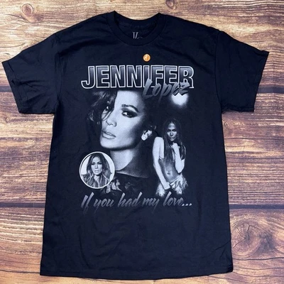Jennifer Lopez Black T-shirt Size M - Image 1 of 4