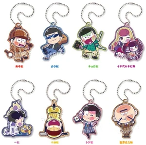 Osomatsu san figure acrylic key chain Set 8 lot mascot anime Japan m638 - Picture 1 of 4