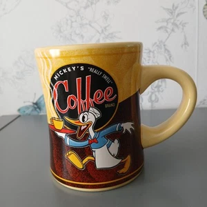 Disney Mickey's Really Swell Coffee Mug Donald Duck Rare - Picture 1 of 6