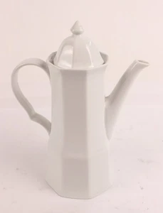 Savoir Vivre MAISON BLANCHE Tall White Coffee Server Pot / Teapot - Picture 1 of 14