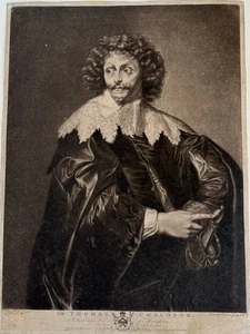 Mezzotint. Sir Thomas Chaloner. R. Earlom  1778 - Picture 1 of 2