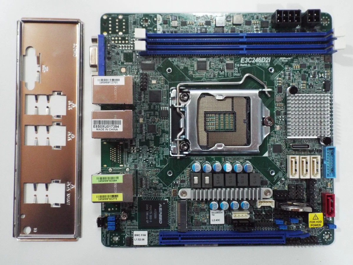 ASRock Rack E3C246D2I Mini-itx Server Motherboard LGA 1151 Intel
