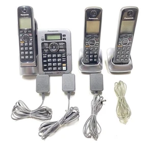 PANASONIC DIGITAL BLUETOOTH CORDLESS ANSWERING SYSTEM KX-TG7641 NO BATTERIES - Photo 1/10