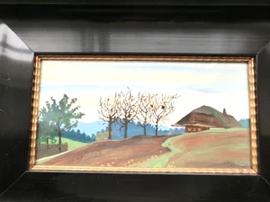Bild hinter Glas, mit Rahmen, Handarbeit, Bild mit Rahmen: H.: 33 cm x 22,5 cm . - Bild 1 von 3