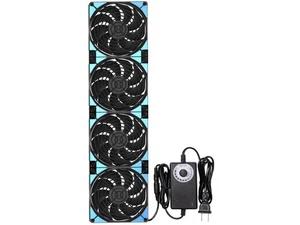 480mm Adjustable Computer PC Vent Fans with 3-12V Speed Controller for Chicken - Picture 1 of 5