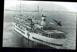USS Consolation Hospital Ship 1951 Photo aka SS Marine Walrus & SS Hope WWII - Picture 1 of 2