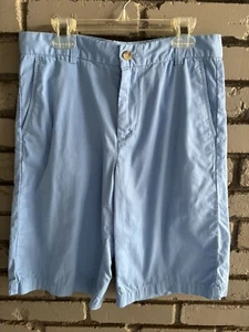VINEYARD VINES 18 Boy Sky Blue Cotton Twill Shorts - Picture 1 of 3