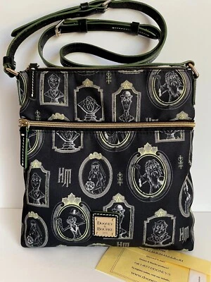 Disney Dooney & Bourke Haunted Mansion Nylon Portraits Crossbody Handbag - Image 1 of 4