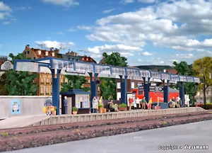 Vollmer 43532 Stazione piattaforma 24,4" - Kit scala HO 1:87 (non assemblato) - Foto 1 di 2