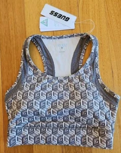 BNWT - GUESS Daria Active / Racerback Crop Top SPORTS BRA - Size: XS (AUS 6 - 8) - Picture 1 of 4